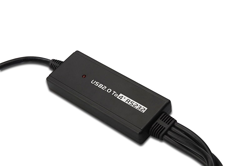 Digitus pretvornik USB-A na 4x RS232 (DB9), 1.5m, črn 2