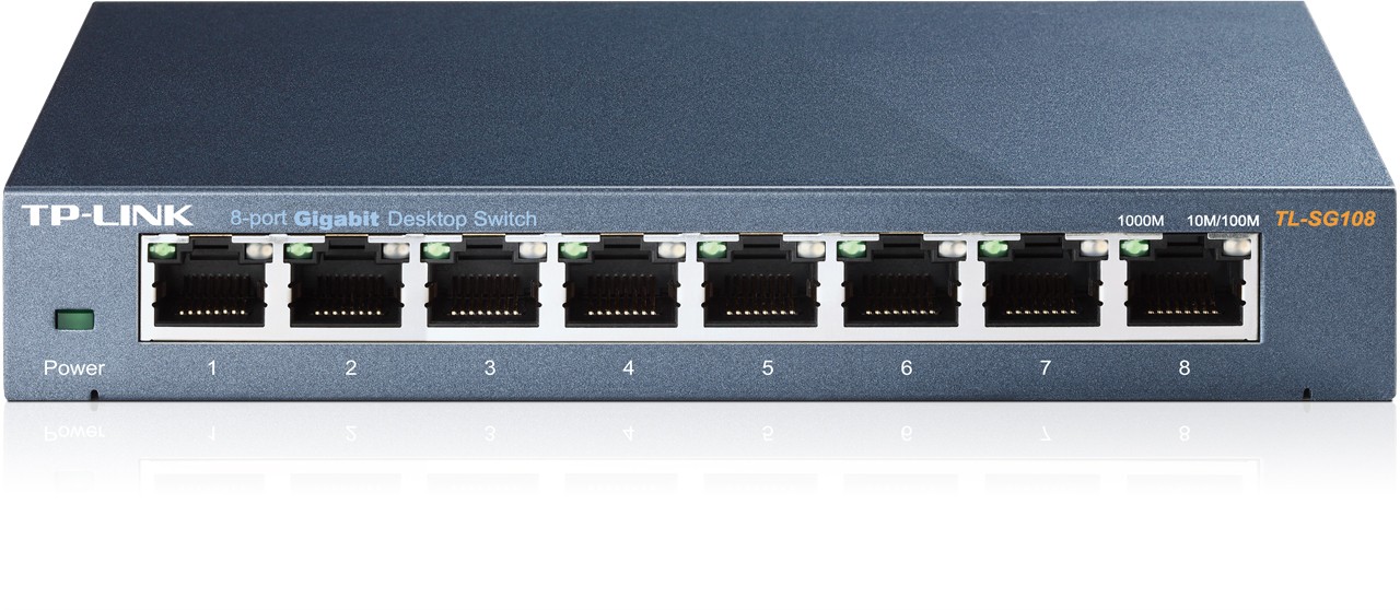 Mrežni usmerjevalnik (switch) SG108, 8x 1Gb 2