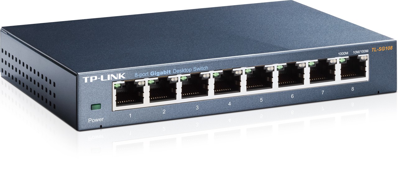 Mrežni usmerjevalnik (switch) SG108, 8x 1Gb 3
