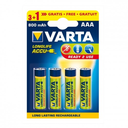 Bateriji R3 800 mAh, 4 kos, Ready 2 Use