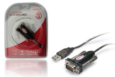 Adapter USB na 1x RS-232 + DB9F/DB25M (Y-105A)