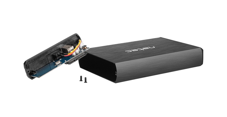 Ohišje za 3.5" HDD, RHINO, USB 3.0 (SATA), Aluminijasto 3