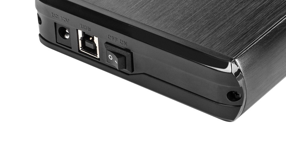 Ohišje za 3.5" HDD, RHINO, USB 3.0 (SATA), Aluminijasto 4