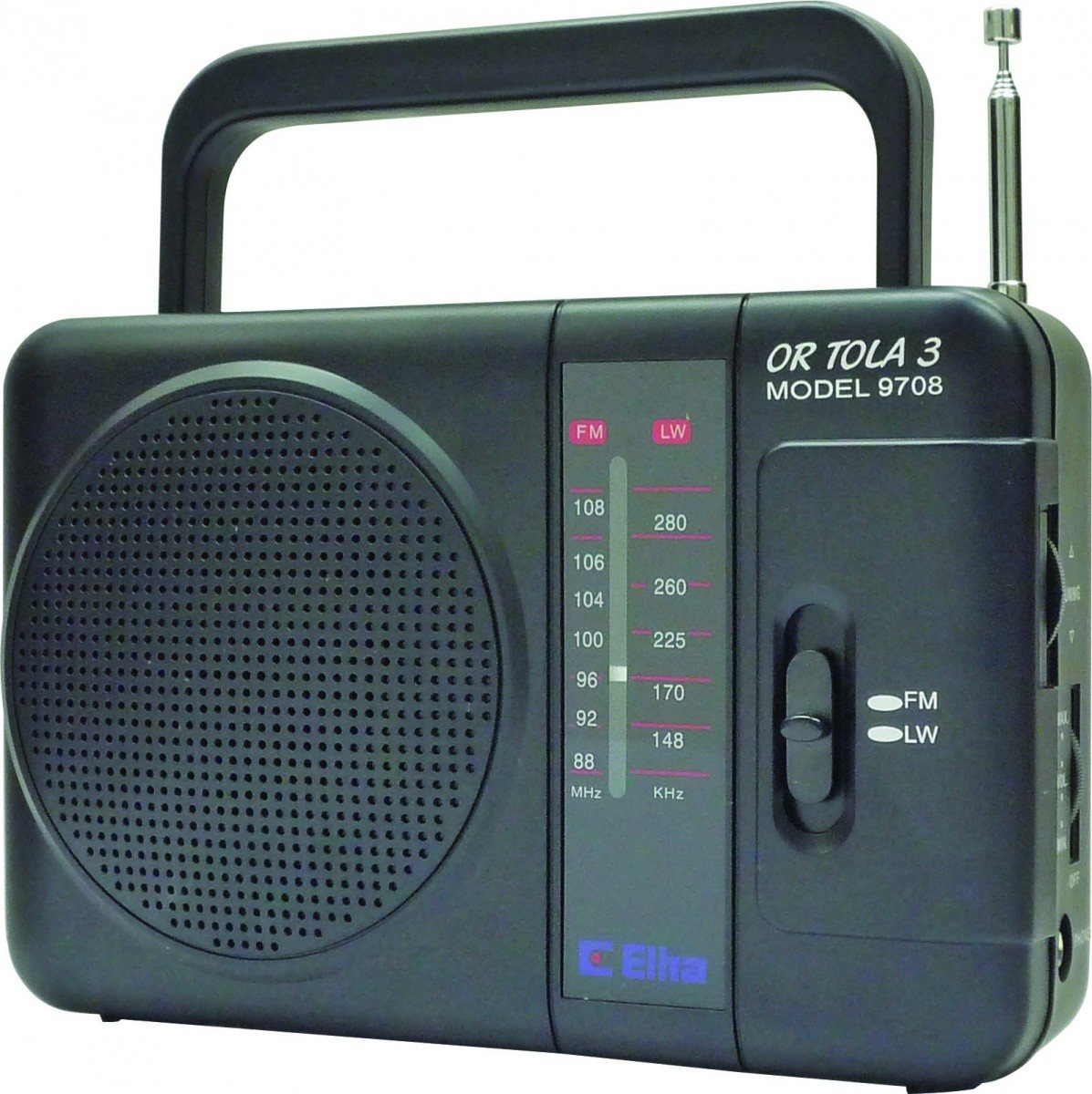 Radio Tola, črn 2