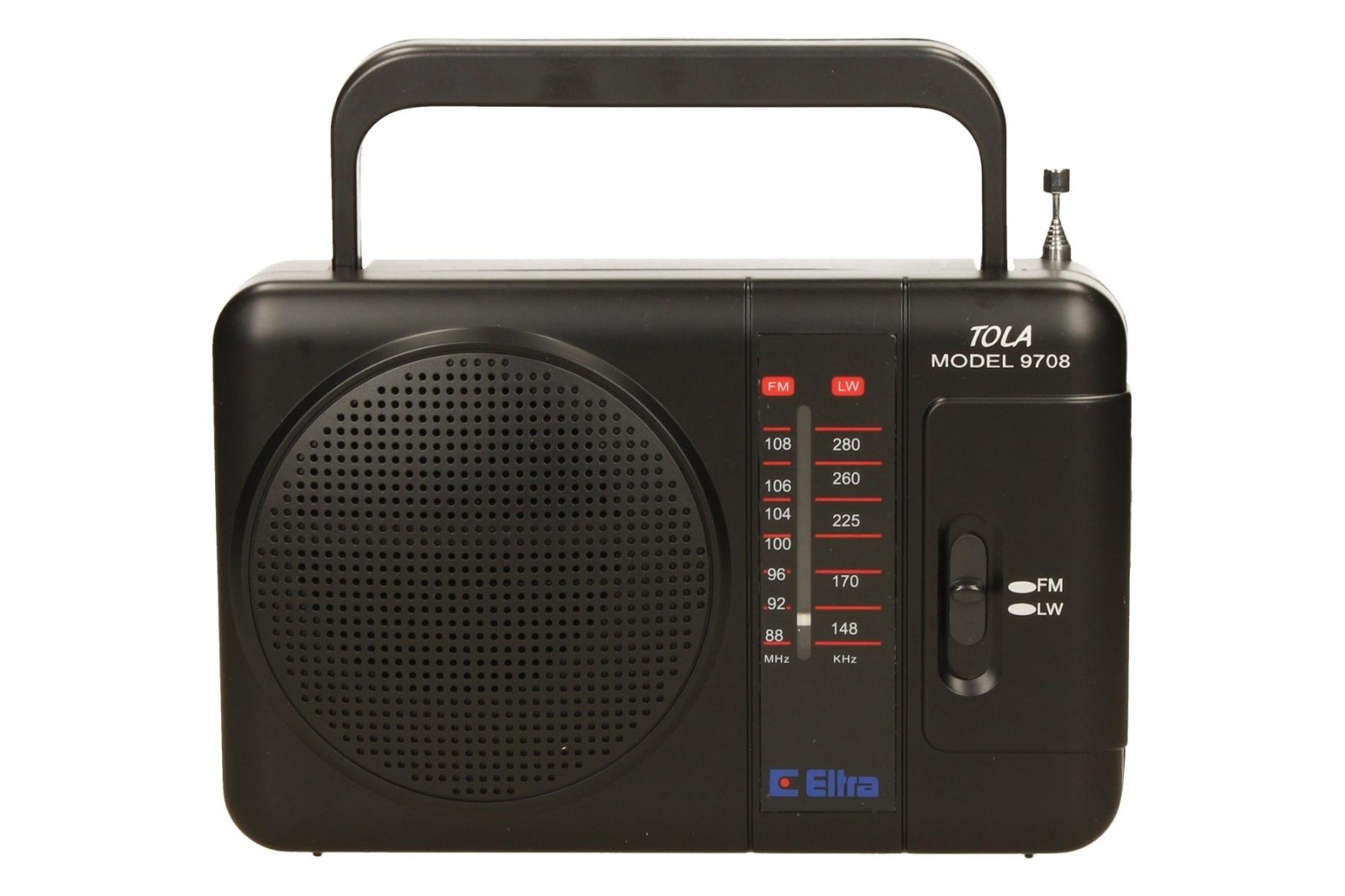 Radio Tola, črn 3