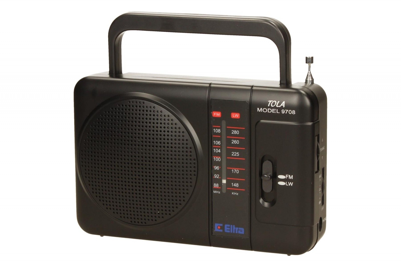 Radio Tola, črn 4