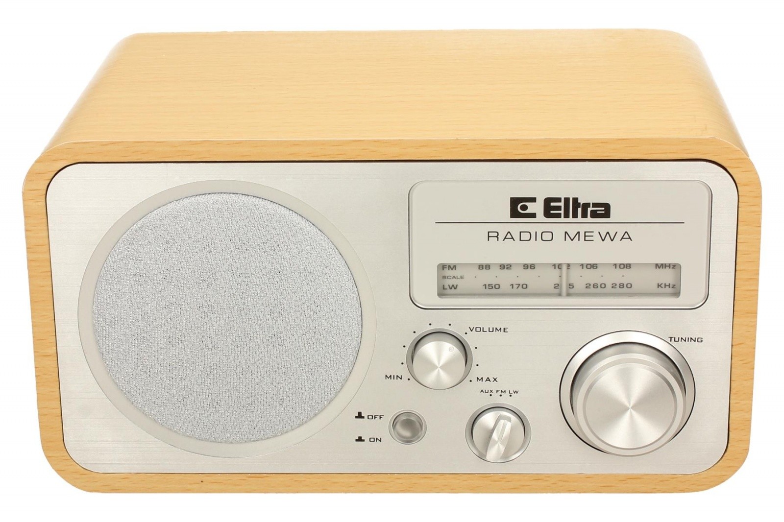Radio MEWA, svetlo lesno zrno 2