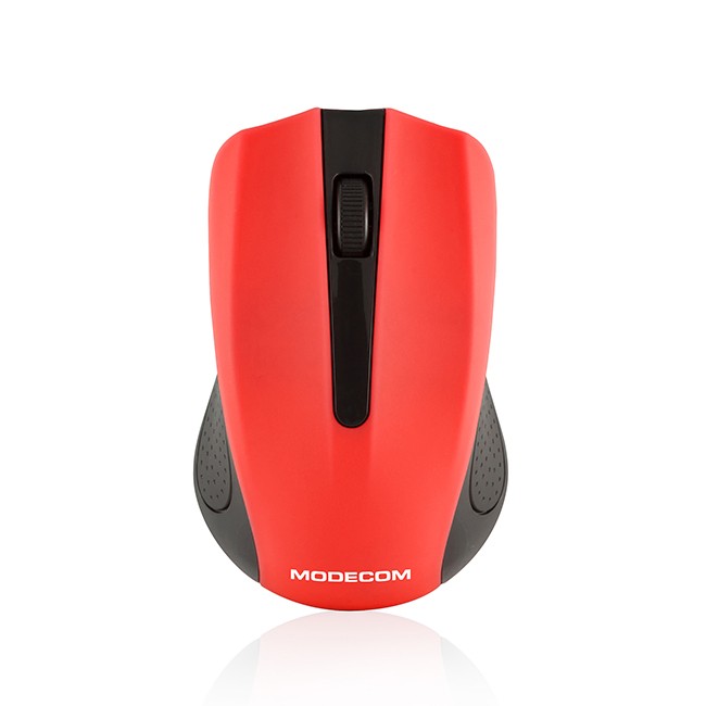 Brezžična optična miška WM9, črno-rdeča