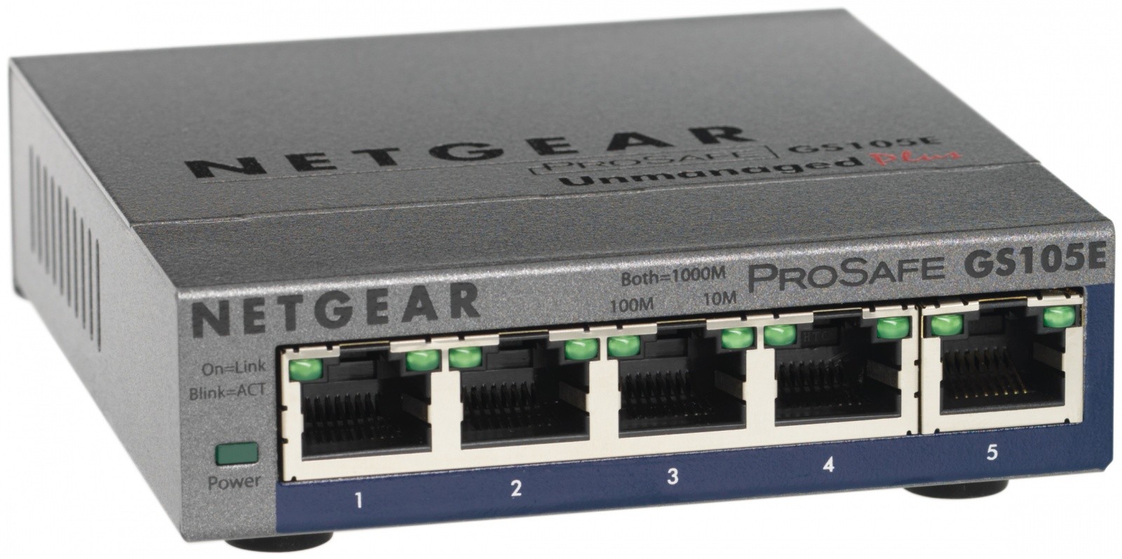 Netgear GS105E mrežni preklopnik, 5-portni 2