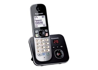 Panasonic KX-TG6821 Brezžični DECT Telefon, Črn 2