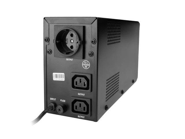 UPS z napajanjem 650VA, 1x SCHUKO, LCD 3