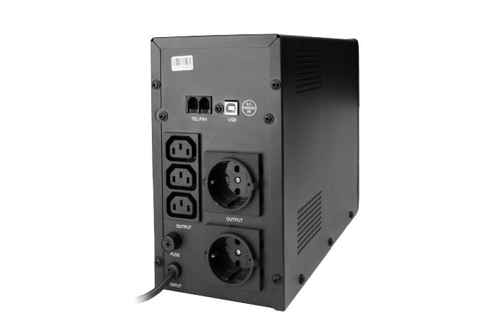 Gembird neprekinjeno napajanje (UPS) 1200VA, interaktivni, 3x IEC, 2x Schuko 2