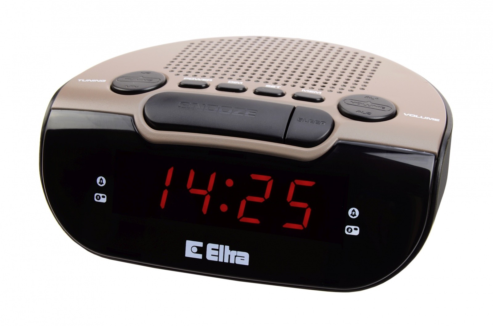 Radio budilka ZEBU 06PLL, črna/khaki