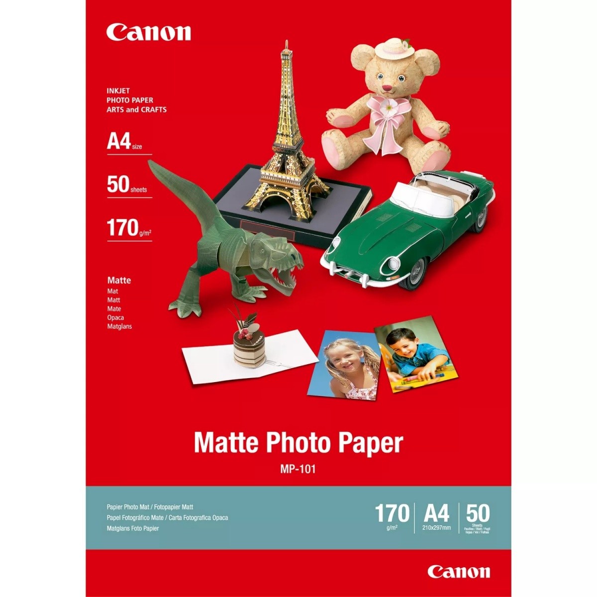 Foto papir Canon MP-101, mat, A4, 50 listov
