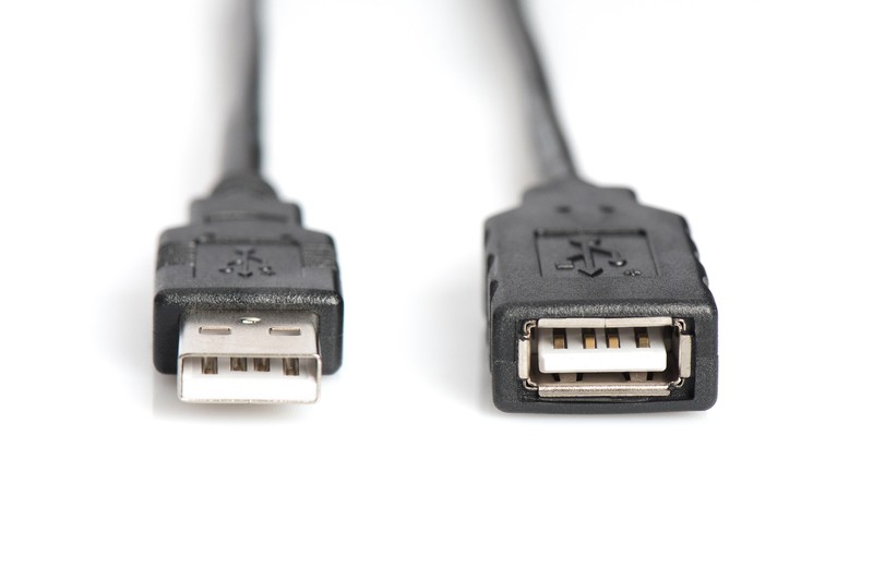 Aktivni USB 2.0 HighSpeed podaljšek A/A črn, 15m 2