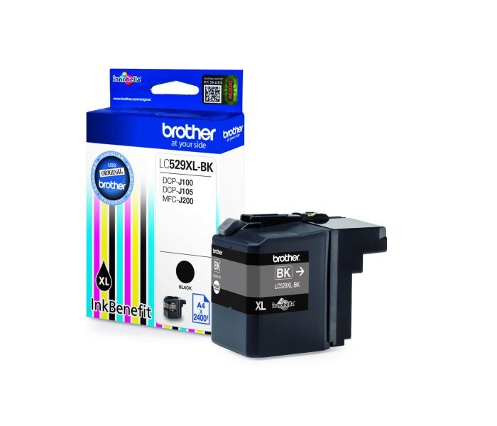 Črn črnilo Brother LC529XL, 2400 strani
