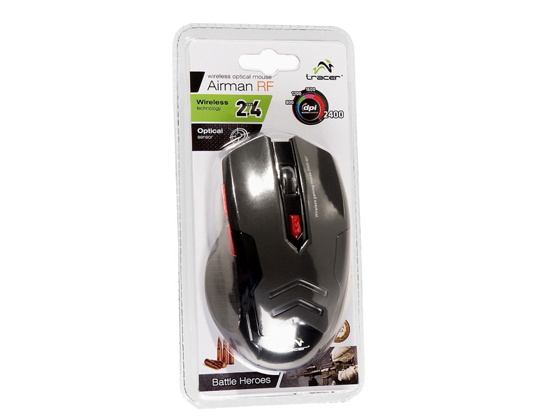 Brezžična miška Battle Heroes Airman RF Nano 4