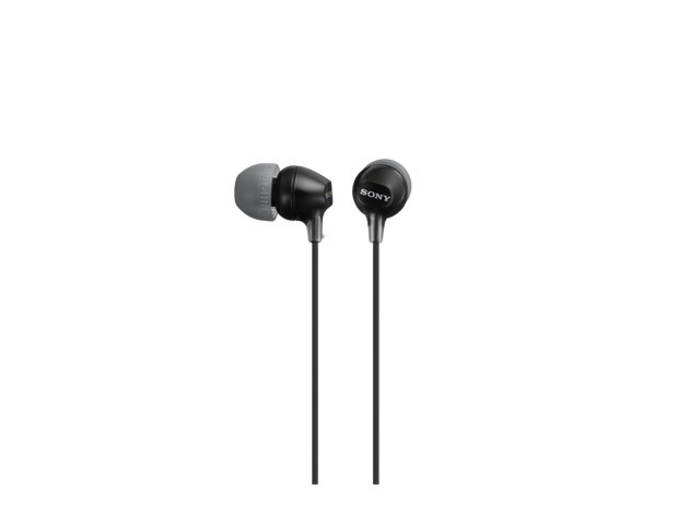 Handsfree slušalke z mikrofonom MDR-EX15AP, črne