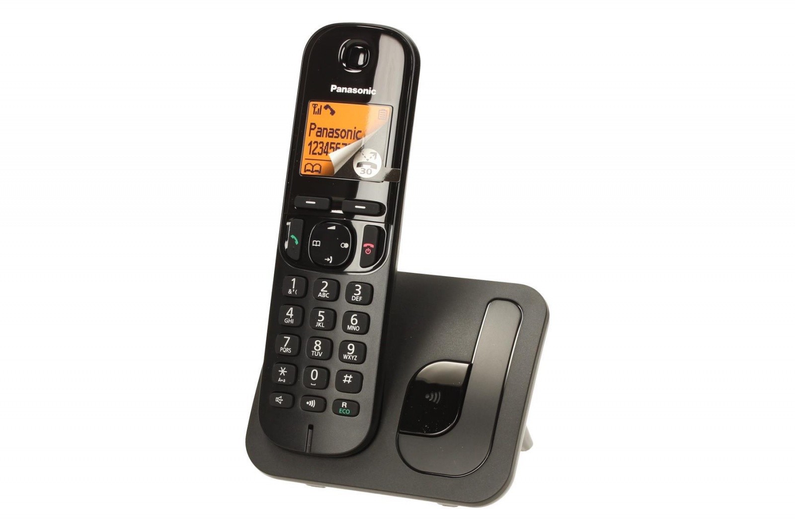 Brezžični telefon KX-TGC210 DECT, črn 3