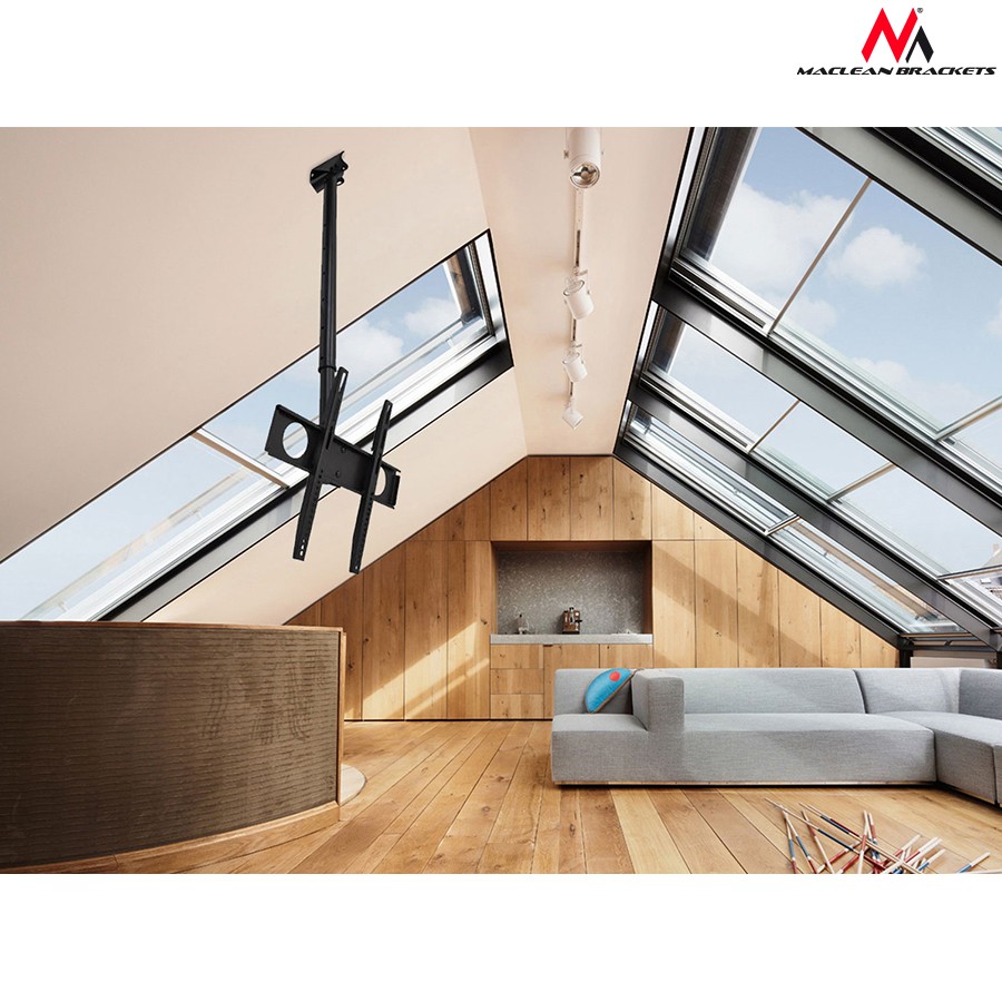 Stropni nosilec za TV Maclean MC-631, 32-65", 50 kg 4
