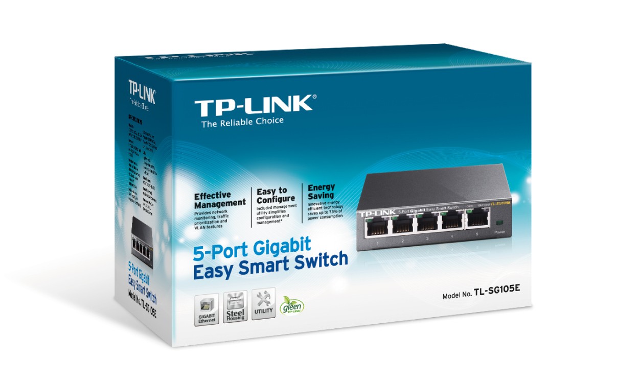 TP-LINK TL-SG105E 5-portni Gigabitni Easy Smart preklopnik 4