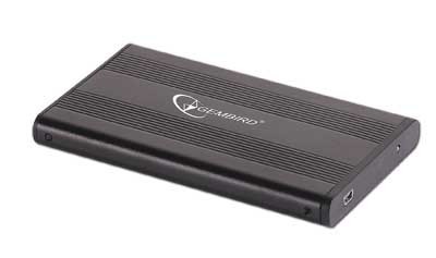 Ohišje za HDD 2.5'' SATA, aluminij, črno