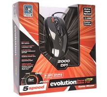 A4 Tech EVO XGame Opto X710 Extra Fire igralna miška 2