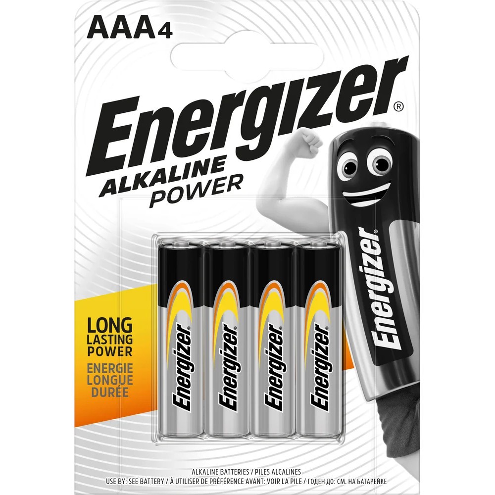 Baterija Alkaline Power AAA LR03, 4 kosi