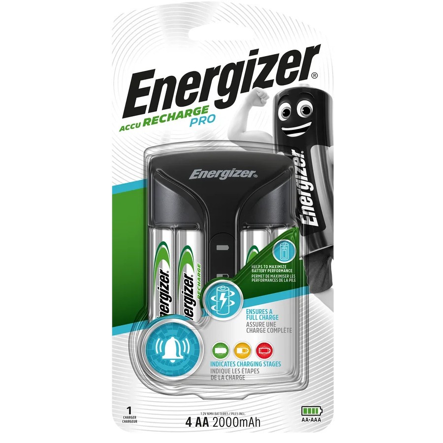 Energizer Power Plus AA polnilnik baterij, 4 kos.