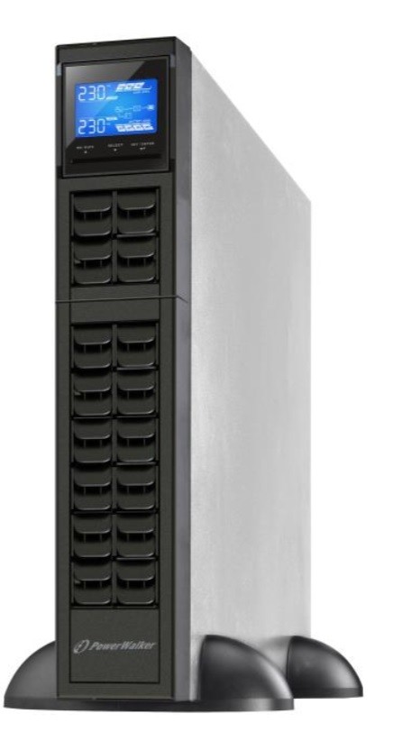 UPS ON-LINE 1000VA, 3x IEC, USB/RS-232, LCD, Rack/Tower 2