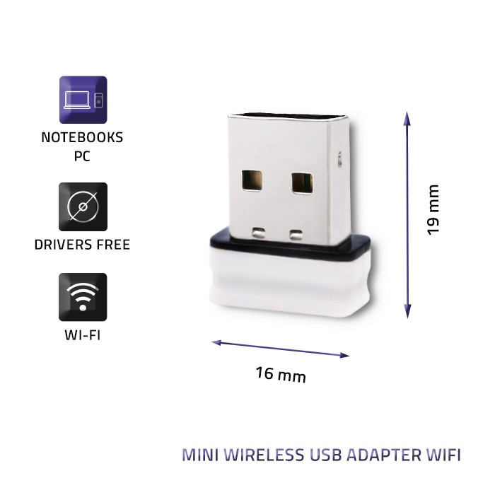 Brezžični USB Wi-Fi adapter 150Mbps 3