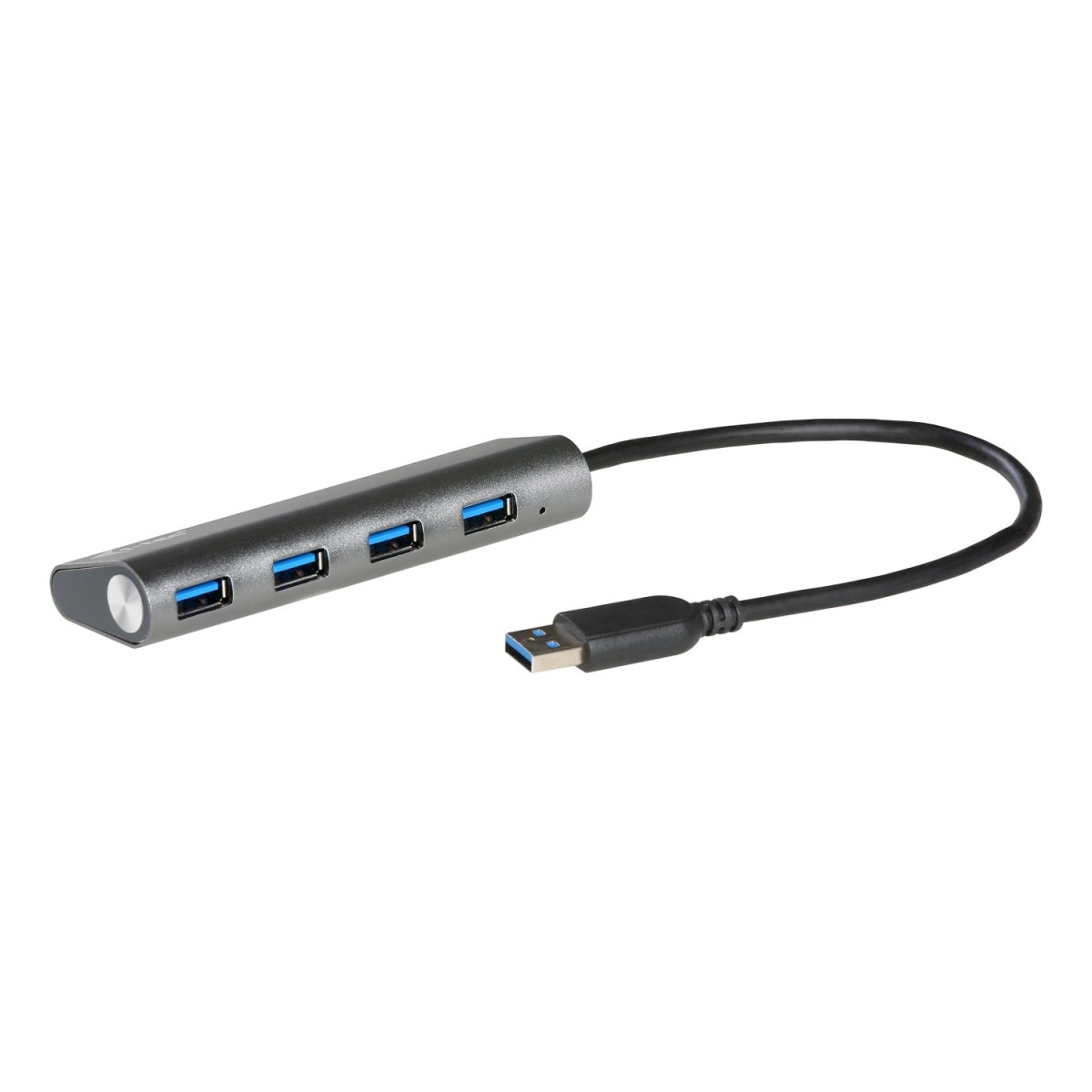 USB 3.0 kovinski razdelilec (HUB) s 4 porti in napajalnikom 2