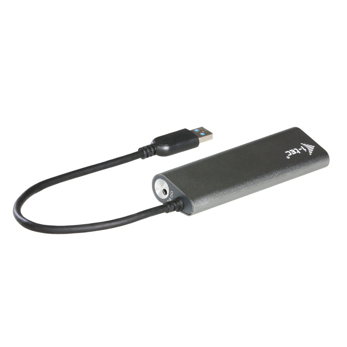 USB 3.0 kovinski razdelilec (HUB) s 4 porti in napajalnikom 3