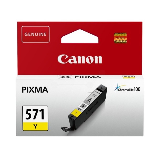 Tiskalna kartuša Canon CLI-571, rumena
