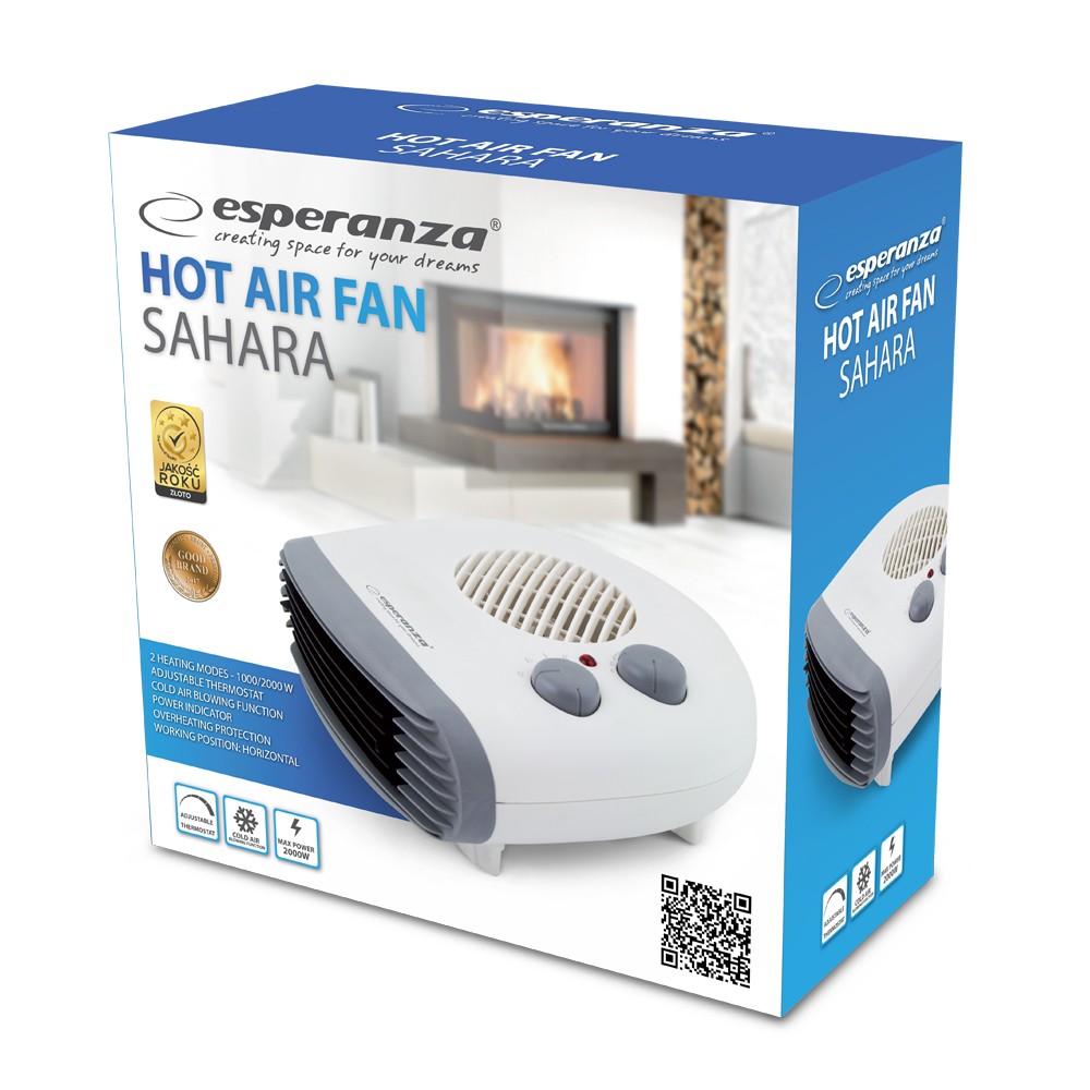 Esperanza grelnik SAHARA 1000/2000W 2