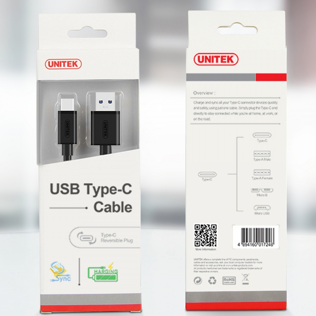 Unitek USB-C na USB 3.0 kabel, 1m, Y-C474BK 6