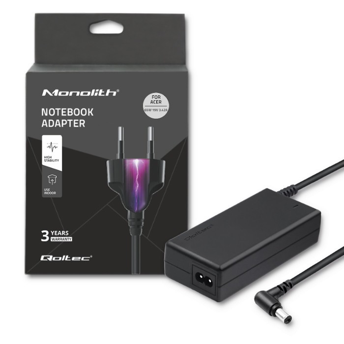 Napajalnik za Acer, 65W, 19V, 3.42A, 5.5*2.5