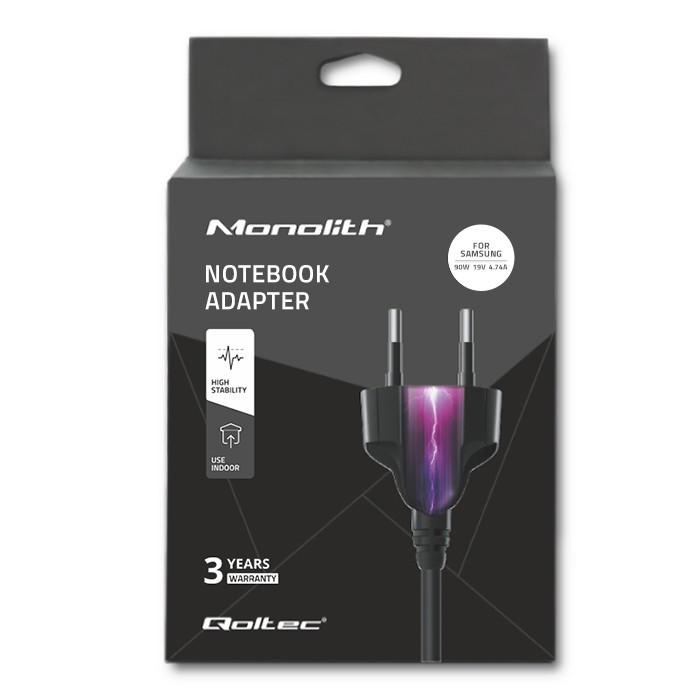 Napajalnik za Samsung 90W (19V, 4.74A, 5.5*3.5+pin) 7