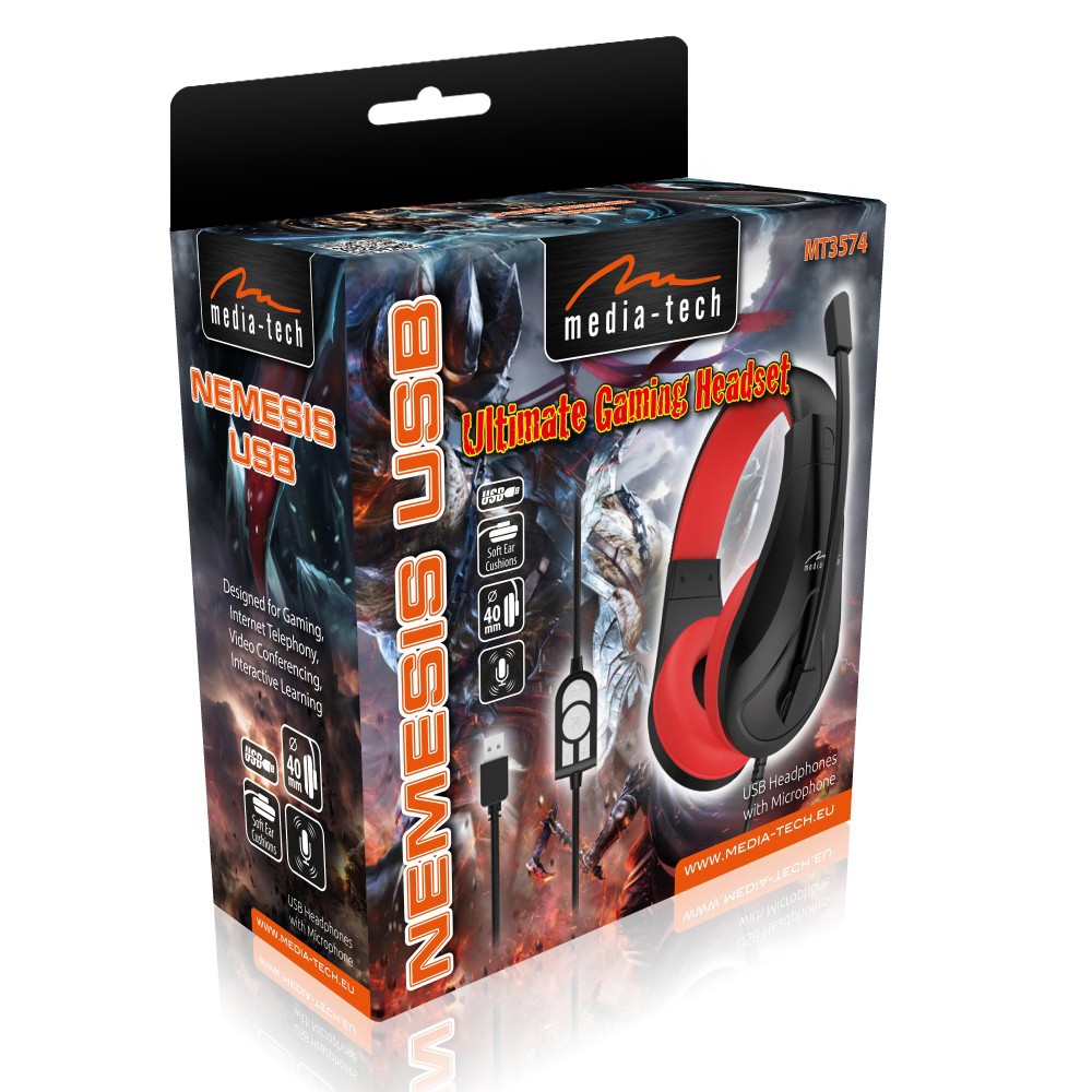 USB slušalke NEMESIS MT3574 4
