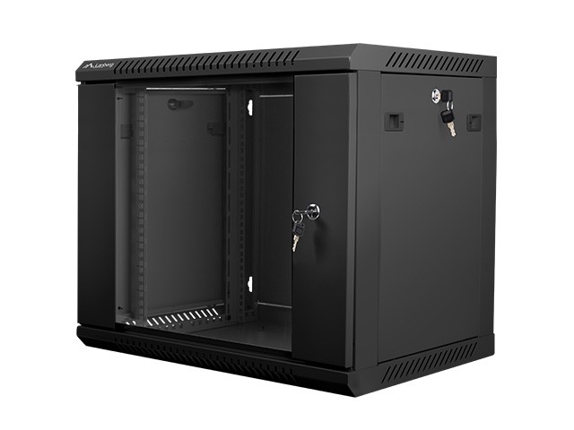 Stenska omara 19" 9U, 600x450mm, črna