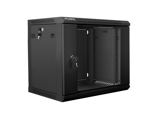 Stenska omara 19" 9U, 600x450mm, črna 3