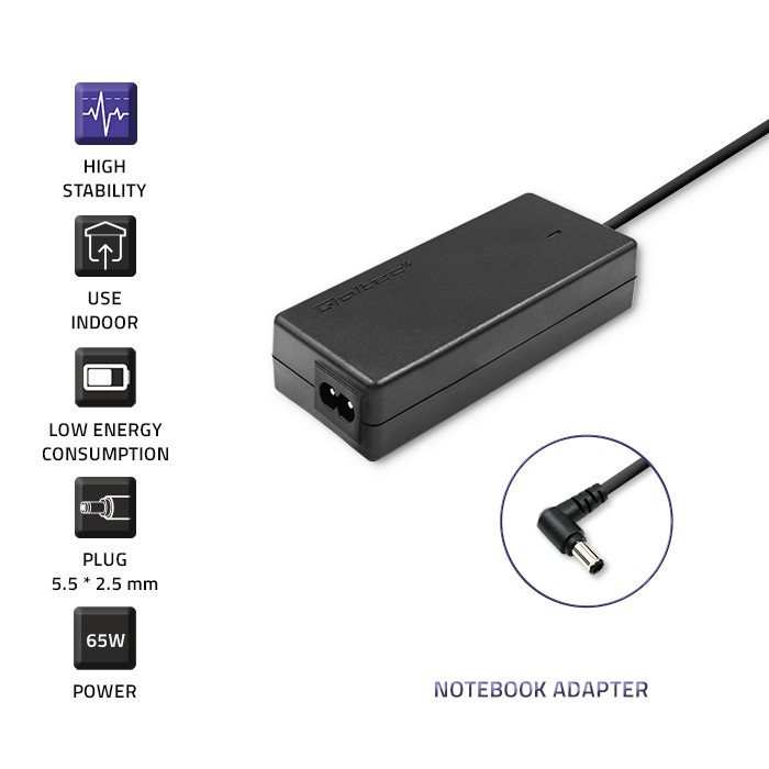 Napajalnik za Toshiba 65W (19V, 3.42A, 5.5*2.5) 3
