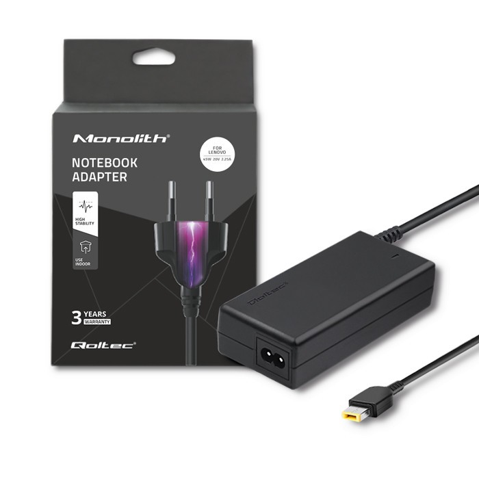 Napajalnik za Lenovo 45W (20V, 2.25A, Slim Tip)