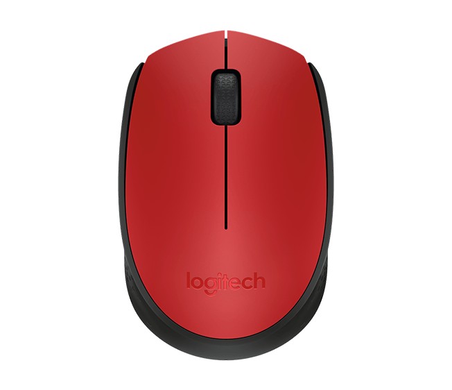 Logitech M171 bežična miš, crvena