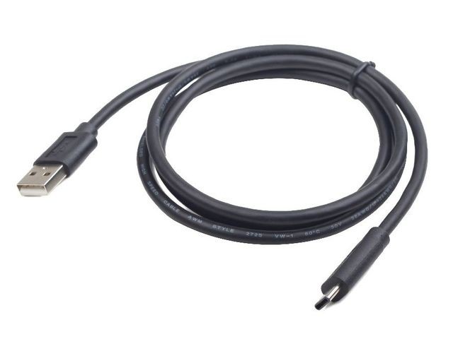 USB 2.0 kabel A-C, 1.8m, črn 2