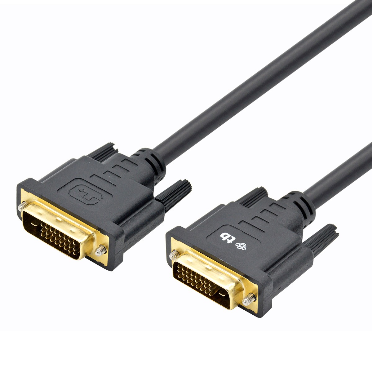 Kabel DVI (M) - DVI (M) 24+1, 1,8m, črn, pozlačen 4