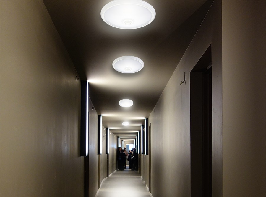 Stropna LED svetilka 12W s PIR senzorjem gibanja, do 6m 7