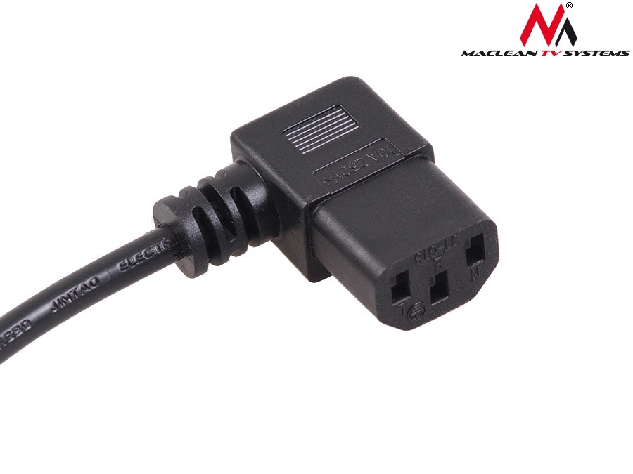 Kotni napajalni kabel 3-polni, 5m, EU vtič MCTV-804 3