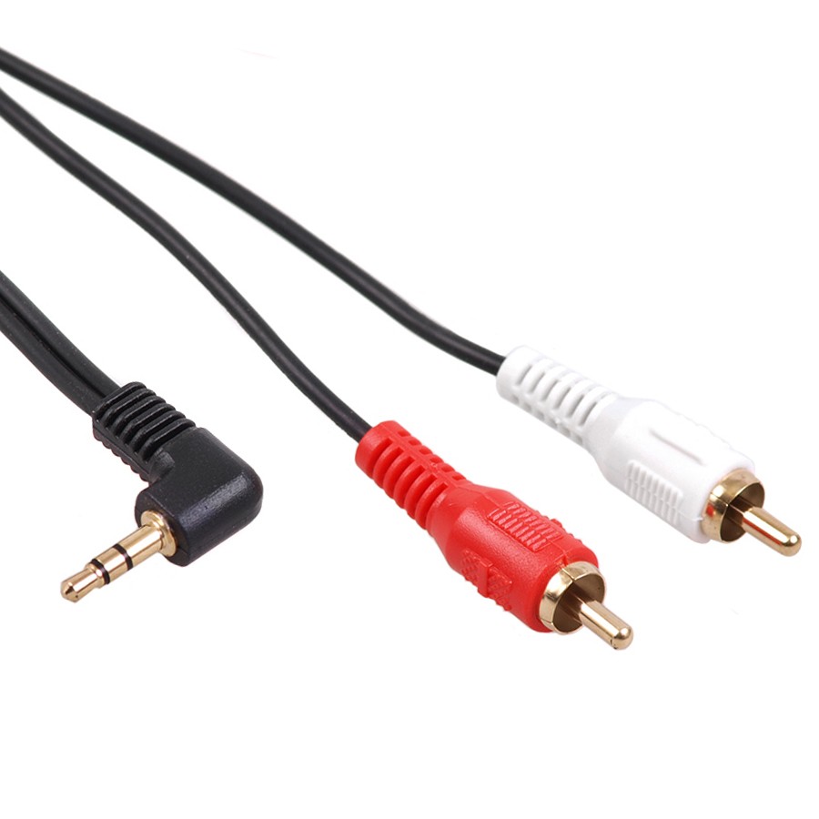 Kotni kabel Mini Jack 3,5mm - 2x RCA, 1m MCTV-824