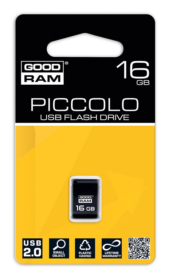 USB ključek PICOLLO 16GB, črn